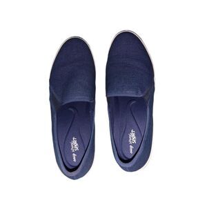 Easy Street Sport navy blue canvas slip-on casual sneakers Size 11M Casualcore